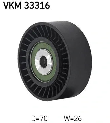 Rolka prowadząca, kierunkowa paska napędowego VKM33316 SKF