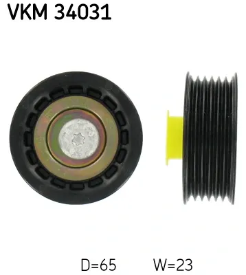 Rolka prowadząca, kierunkowa paska napędowego VKM34031 SKF