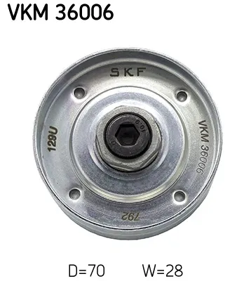 Rolka napinacza paska napędowego VKM36006 SKF