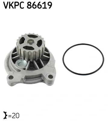 Pompa chłodząca wodna VKPC86619 SKF