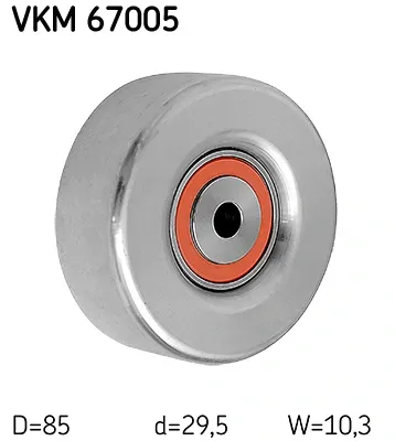 Rolka prowadząca, kierunkowa paska napędowego VKM67005 SKF
