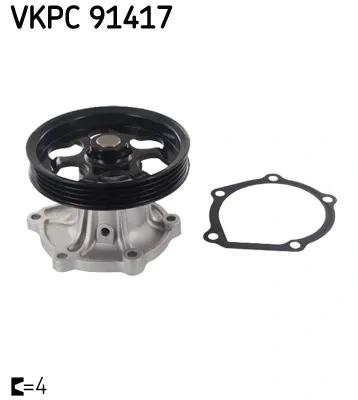 Pompa chłodząca wodna VKPC91417 SKF