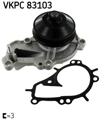 Pompa chłodząca wodna VKPC83103 SKF
