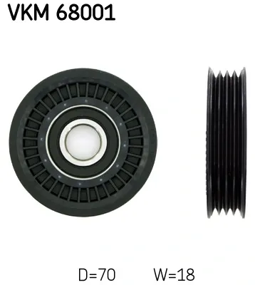 Rolka napinacza paska napędowego VKM68001 SKF
