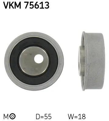 Rolka napinacza paska wyrównoważającego VKM75613 SKF