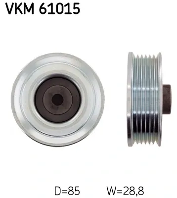 Rolka prowadząca, kierunkowa paska napędowego VKM61015 SKF