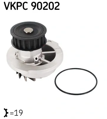 Pompa chłodząca wodna VKPC90202 SKF