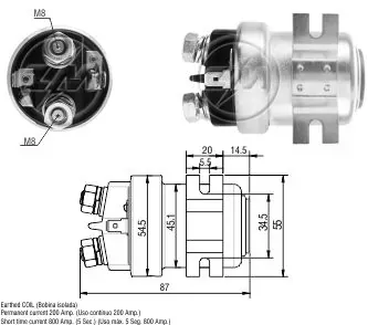 Elektromagnes rozrusznika ZM403 ZM