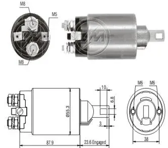 Elektromagnes rozrusznika ZM894 ZM