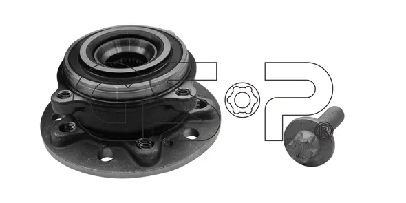 Piasta przednia 9330072K GSP