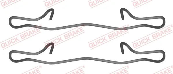Zestaw sprężyn do mocowania tylnych klocków tarczowych 1091755 Quick Brake
