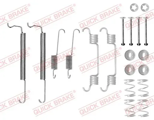 Zestaw montażowy szczęk hamulcowych tylnych 1050849 Quick Brake