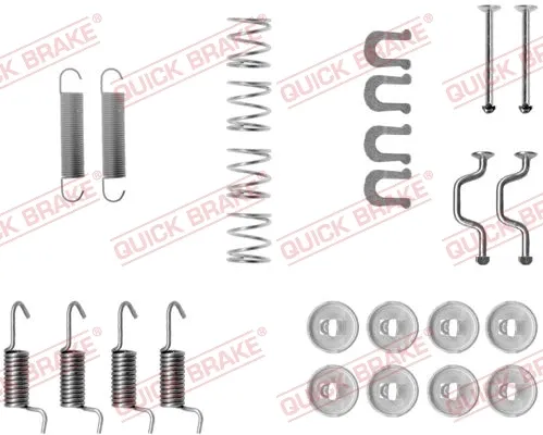 Zestaw naprawczy klocków hamulcowych 1050810 Quick Brake