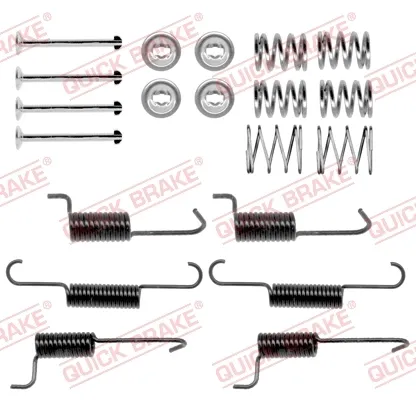 Zestaw montażowy szczęk hamulcowych tylnych 1050823 Quick Brake