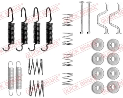 Zestaw montażowy szczęk hamulcowych tylnych 1050816 Quick Brake