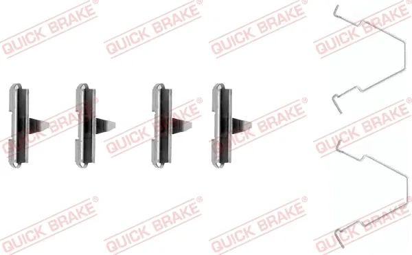 Zestaw naprawczy klocków hamulcowych 1091270 Quick Brake