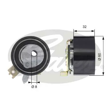  Rolka napinacza paska rozrządu Nissan Qashqai I SUV (J10) (2006 - 2013) I