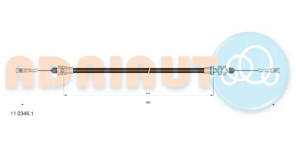 Linka gazu 1103461 Adriauto