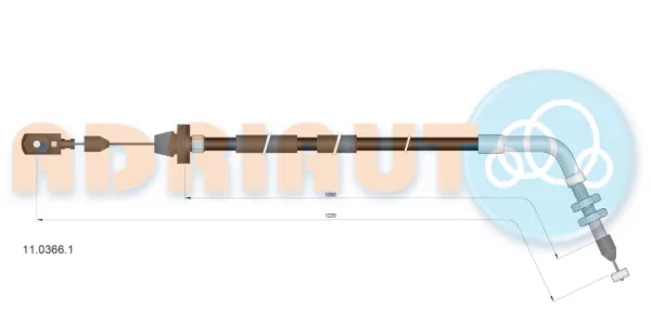 Linka gazu 1103661 Adriauto