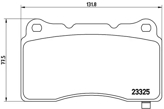 Klocki hamulcowe przednie tarczowe P59079 Brembo