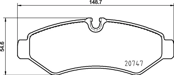 Okładziny (klocki) do hamulców tarczowych tylne P50155 Brembo