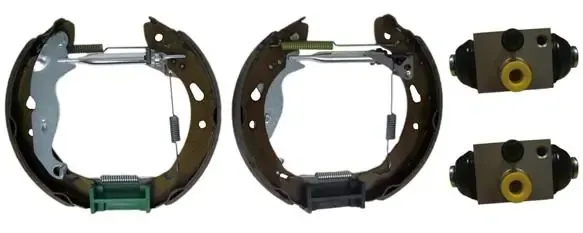 Klocki hamulcowe tylne bębnowe, kompletne z cylindrami, zestaw K24072 Brembo