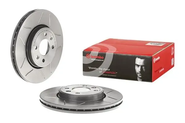 Tarcza hamulcowa przednia 09813776 Brembo