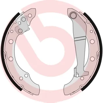 Klocki hamulcowe tylne bębnowe S85508 Brembo