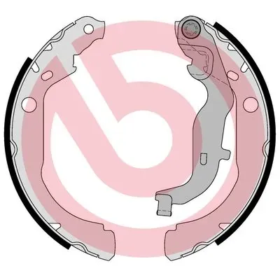 Klocki hamulcowe tylne bębnowe S68549 Brembo