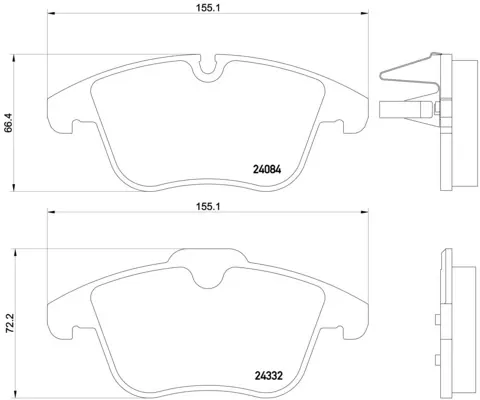 Klocki hamulcowe Citroen C5