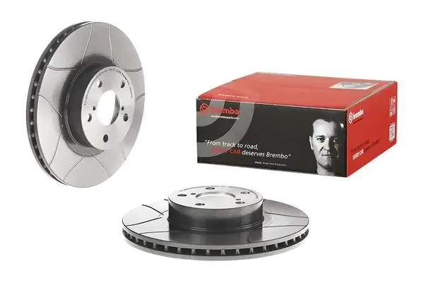 Tarcza hamulcowa przednia 09567476 Brembo