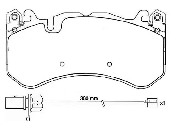 Klocki hamulcowe przednie tarczowe P50127 Brembo