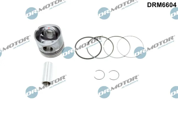 Tłok, komplet do jednego cylindru, STD DRM6604 Dr.motor