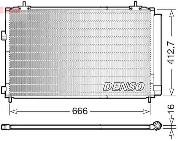 Chłodnica klimatyzacji DCN50059 Denso