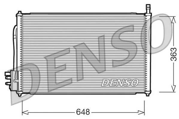 Chłodnica klimatyzacji DCN10006 Denso