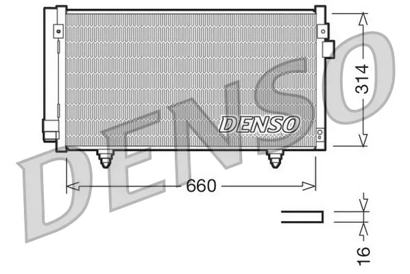 Chłodnica klimatyzacji DCN36003 Denso