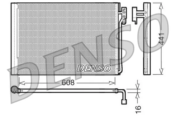 Chłodnica klimatyzacji DCN14001 Denso