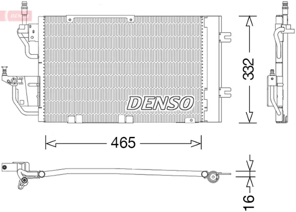 Chłodnica klimatyzacji DCN20037 Denso