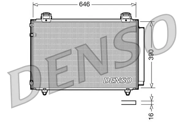Chłodnica klimatyzacji DCN50024 Denso