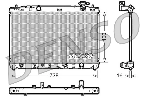 Chłodnica silnika DRM50041 Denso