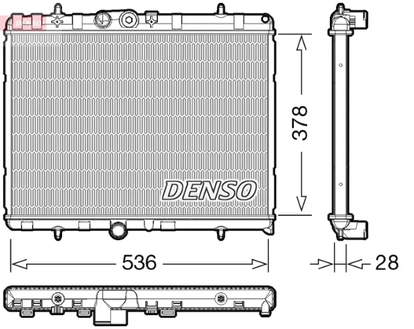Chłodnica silnika DRM07004 Denso