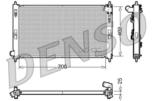 Chłodnica silnika DRM45032 Denso
