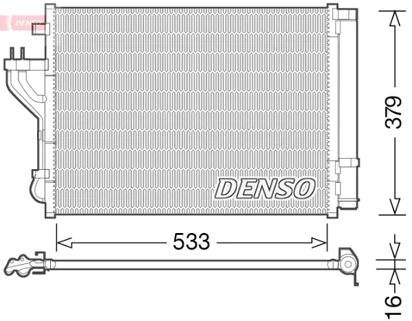 Chłodnica klimatyzacji DCN41004 Denso