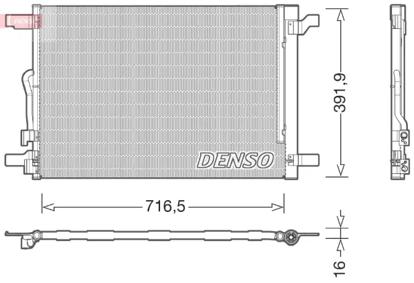 Chłodnica klimatyzacji DCN32024 Denso