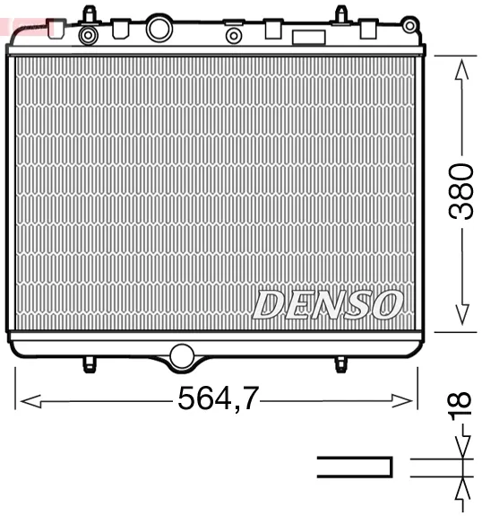 Chłodnica silnika DRM21055 Denso