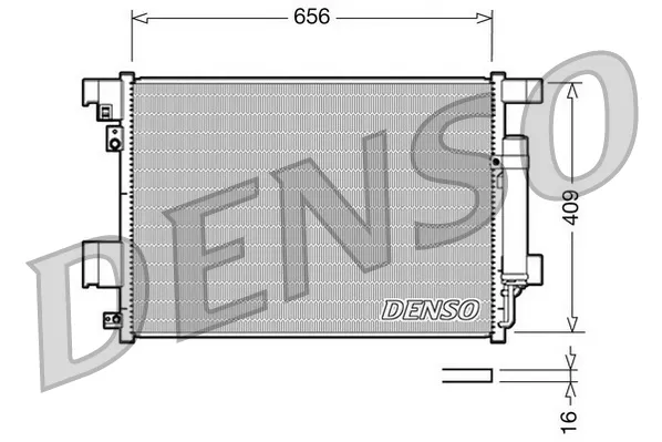Chłodnica klimatyzacji DCN21001 Denso