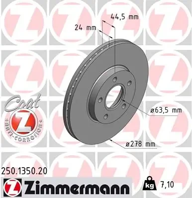 Tarcze hamulcowe Ford Connect