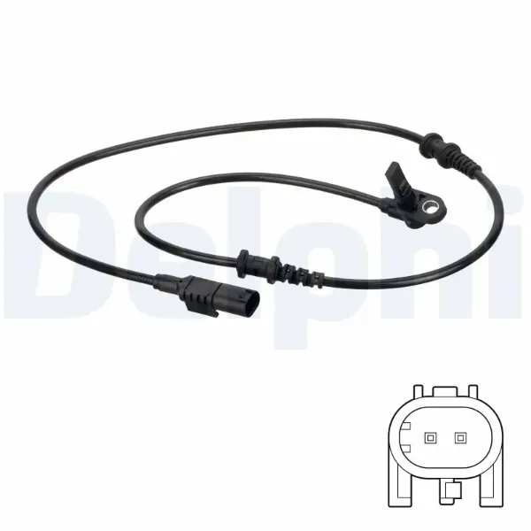 Czujnik ABS przedni SS20790 Delphi