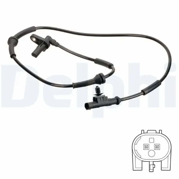 Czujnik ABS przedni SS20776 Delphi
