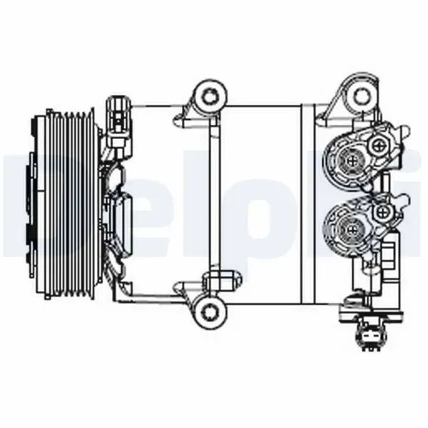 Sprężarka klimatyzacji CS20553 Delphi